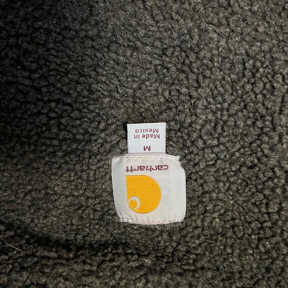 Men’s Carhartt Sherpa-Lined Duck Vest Size Medium - Picture 4 of 4